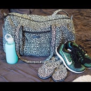 Vera Bradley CAMOCAT Duffel Bag